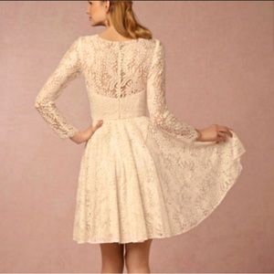 BHLDN Encore by Watters bridal lace dress Size 6